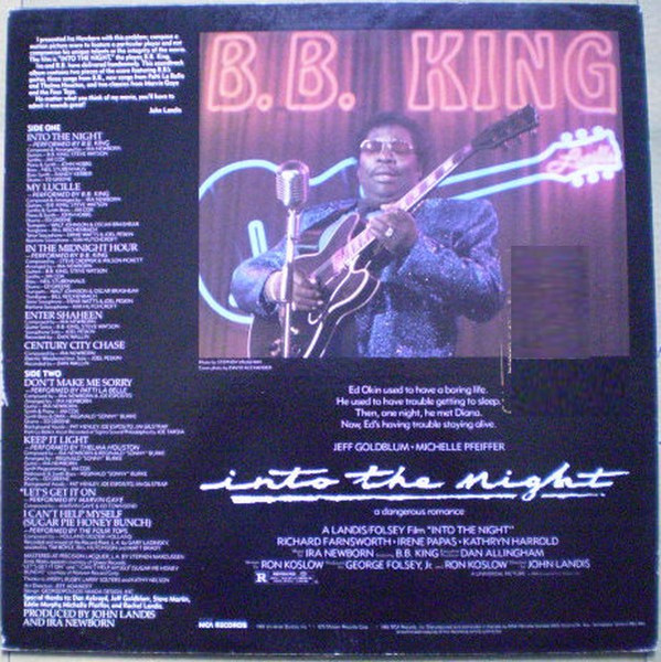Various - Into The Night (Music From The Original Motion Picture Soundtrack) (LP, Album) (Mint (M)) - Image 2