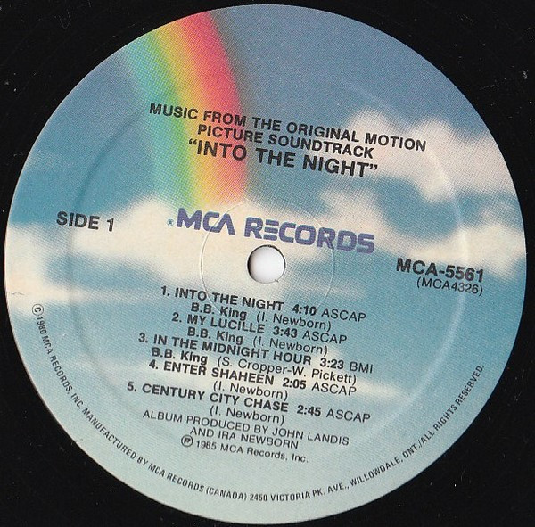 Various - Into The Night (Music From The Original Motion Picture Soundtrack) (LP, Album) (Mint (M)) - Image 3
