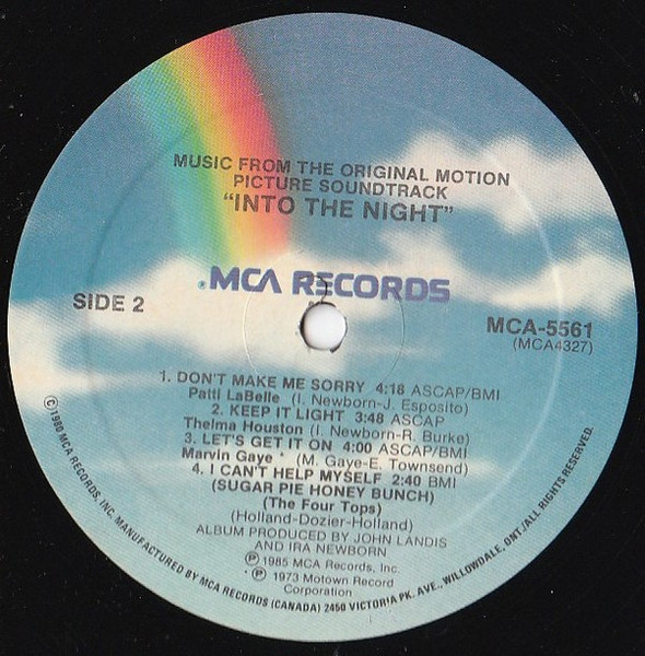 Various - Into The Night (Music From The Original Motion Picture Soundtrack) (LP, Album) (Mint (M)) - Image 4