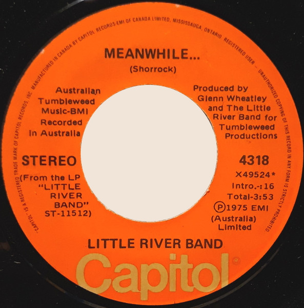 Little River Band - It's A Long Way There / Meanwhile (7", Single) (Near Mint (NM or M-)) - Image 2