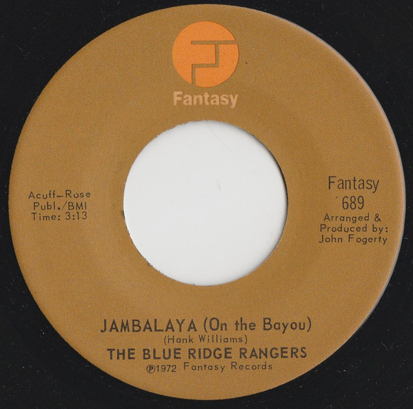 Blue Ridge Rangers - Jambalaya (On The Bayou) / Workin' On A Building (7", Single) (Near Mint (NM or M-))