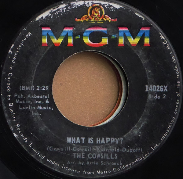 The Cowsills - Hair (7", Single) (Near Mint (NM or M-)) - Image 2