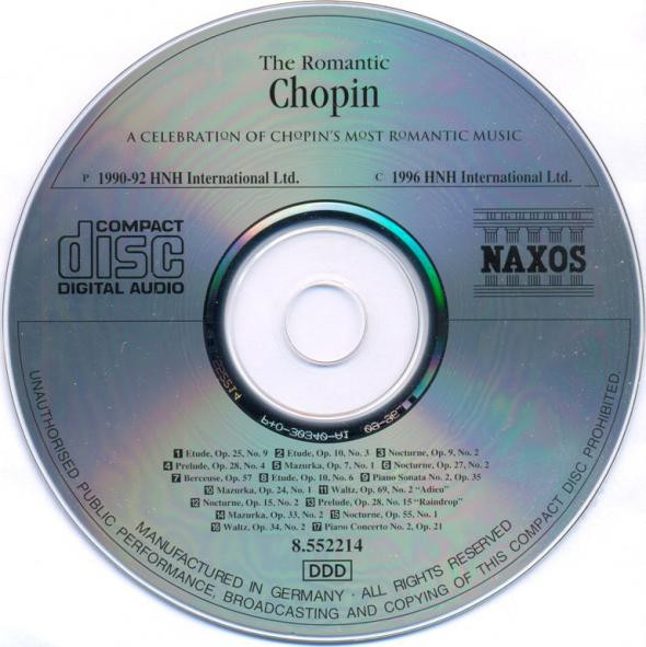 Frédéric Chopin, Idil Biret - The Romantic Chopin (CD, Comp) (Near Mint (NM or M-)) - Image 3