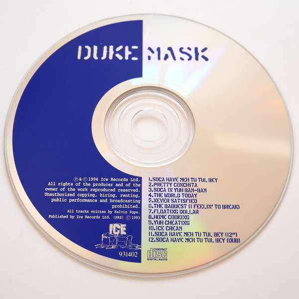 Mighty Duke - Mask (CD, Album) (Near Mint (NM or M-)) - Image 3