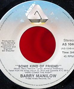 Barry Manilow - Some Kind Of Friend (7", Single) (Near Mint (NM or M-))