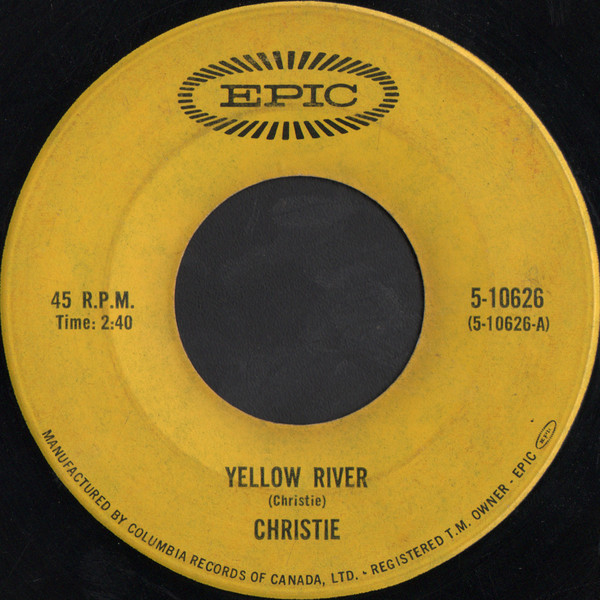 Christie - Yellow River (7", Single) (Near Mint (NM or M-))