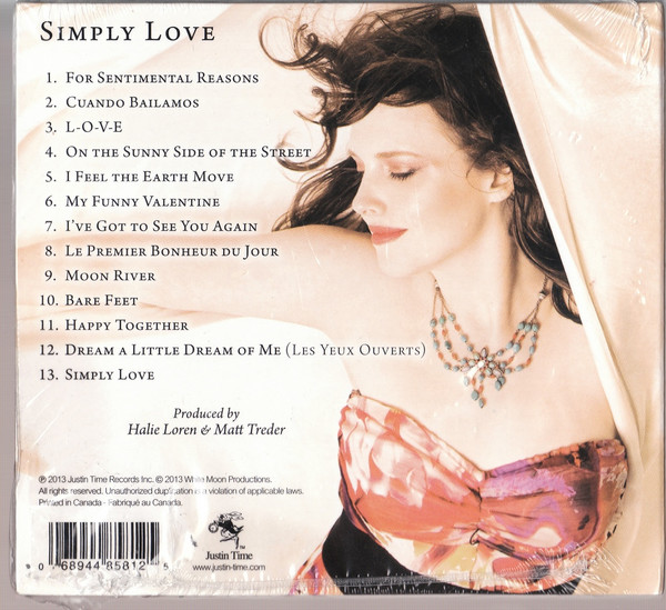 Halie Loren - Simply Love (CD, Album) (Mint (M)) - Image 2