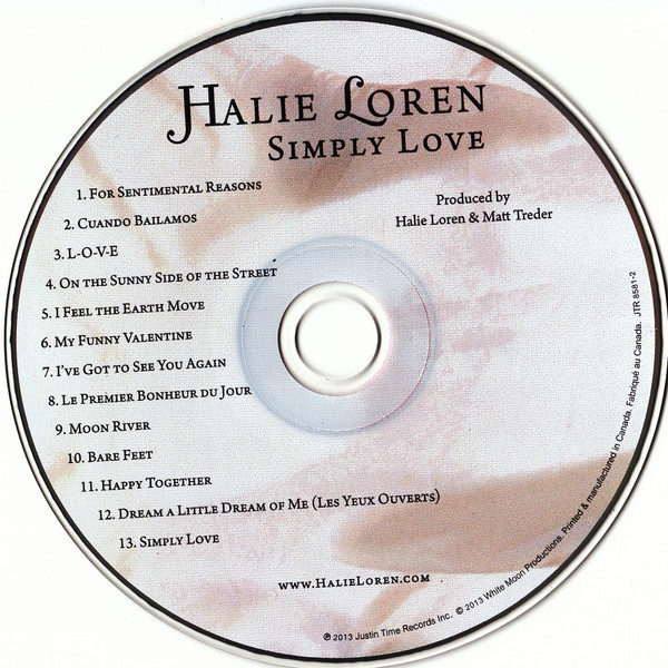 Halie Loren - Simply Love (CD, Album) (Mint (M)) - Image 3