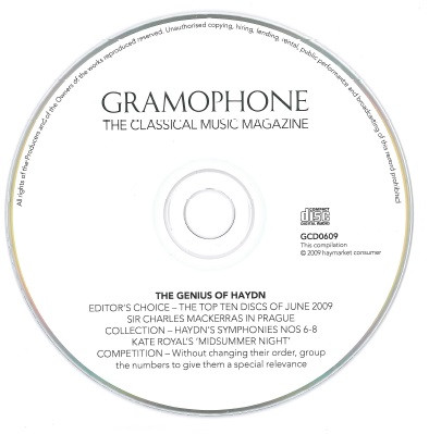Various - The Genius Of Haydn: Gramophone June 2009 (CD, Comp, Promo) (Near Mint (NM or M-)) - Image 2