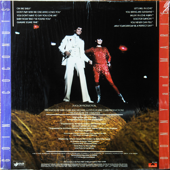 Donny & Marie Osmond - Goin' Coconuts (LP, Album) (Mint (M)) - Image 2
