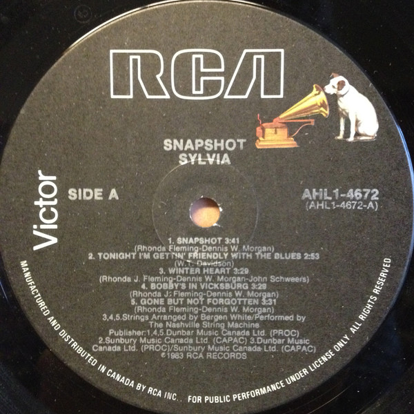 Sylvia (7) - Snapshot (LP, Album) (Mint (M)) - Image 3