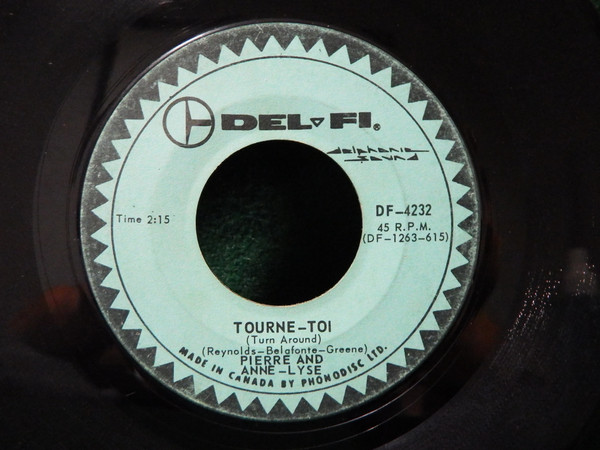 Pierre And Anne-Lyse - Tourne-Toi (7", Single) (Very Good Plus (VG+))