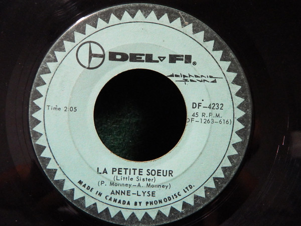 Pierre And Anne-Lyse - Tourne-Toi (7", Single) (Very Good Plus (VG+)) - Image 2