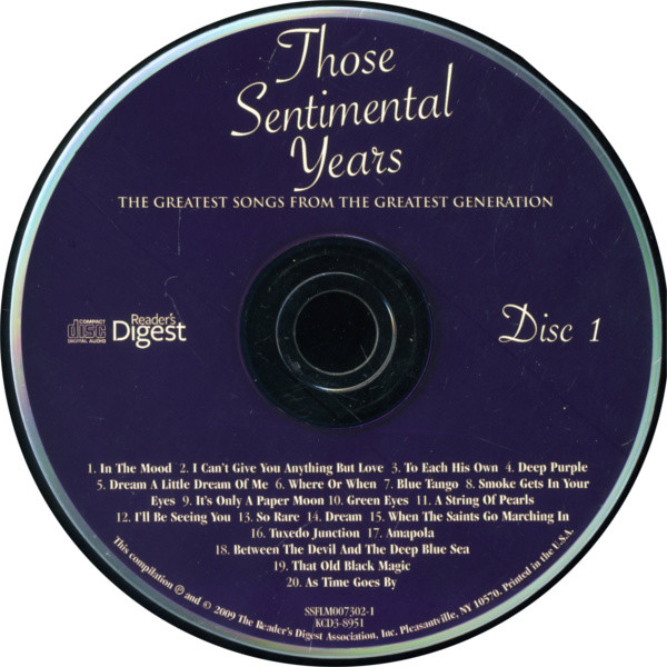 Various - Those Sentimental Years (3xCD, Comp) (Near Mint (NM or M-)) - Image 4