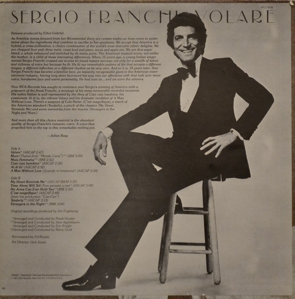 Sergio Franchi - Volare (LP, RM) (Mint (M)) - Image 2
