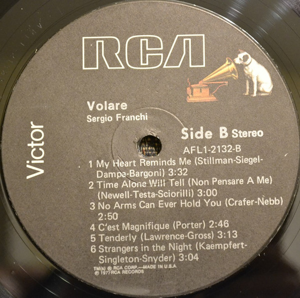 Sergio Franchi - Volare (LP, RM) (Mint (M)) - Image 4