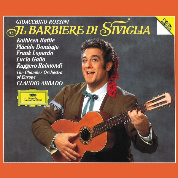 Gioacchino Rossini - Kathleen Battle, Placido Domingo, Frank Lopardo, Lucio Gallo, Ruggero Raimondi, The Chamber Orchestra Of Europe, Claudio Abbado - Il Barbiere Di Siviglia (2xCD, Album + Box, Sli) (Near Mint (NM or M-))