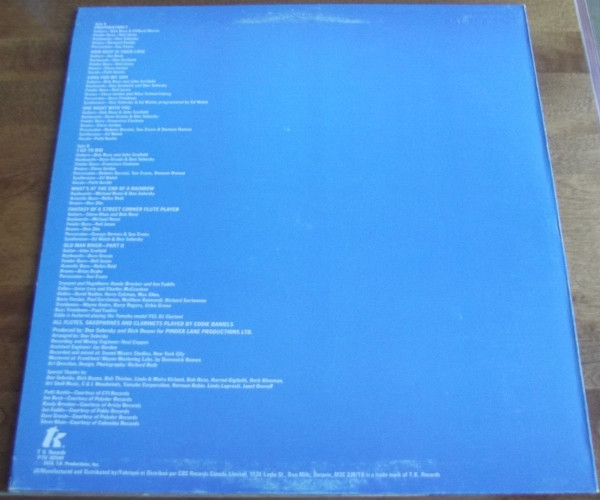 Eddie Daniels - Street Wind (LP, Album) (Mint (M)) - Image 2