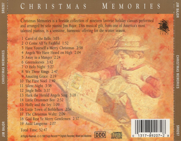 Jim Bajor - Christmas Memories (CD, Album) (Near Mint (NM or M-)) - Image 2