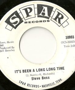 Alternative view of Steve Bess - There Was A Time / It's Been A Long Long Time (7") (Very Good Plus (VG+))
