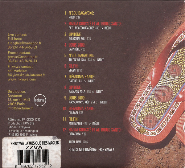 Various - Frikyiwa - La Musique Des Maquis - Bon Coin (CD, Comp) (Very Good Plus (VG+)) - Image 3
