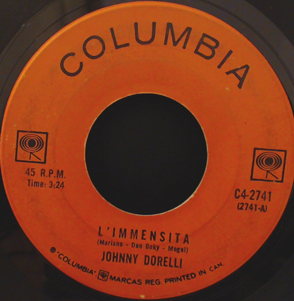 Johnny Dorelli - L’Immensità (7", Single) (Near Mint (NM or M-))
