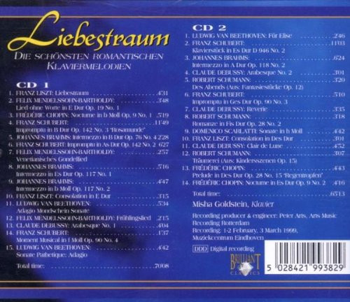 Misha Goldstein, Various - Liebestraum (2xCD, Smplr) (Near Mint (NM or M-)) - Image 2