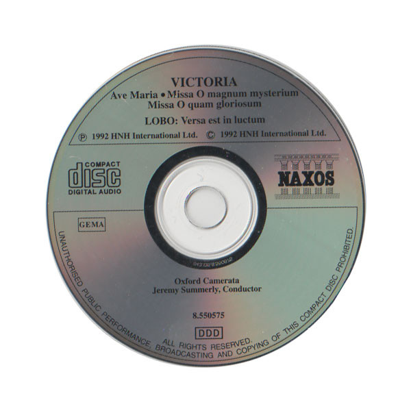 Tomás Luis De Victoria / Alonso Lobo - Oxford Camerata / Jeremy Summerly - Masses (CD, Album) (Near Mint (NM or M-)) - Image 3
