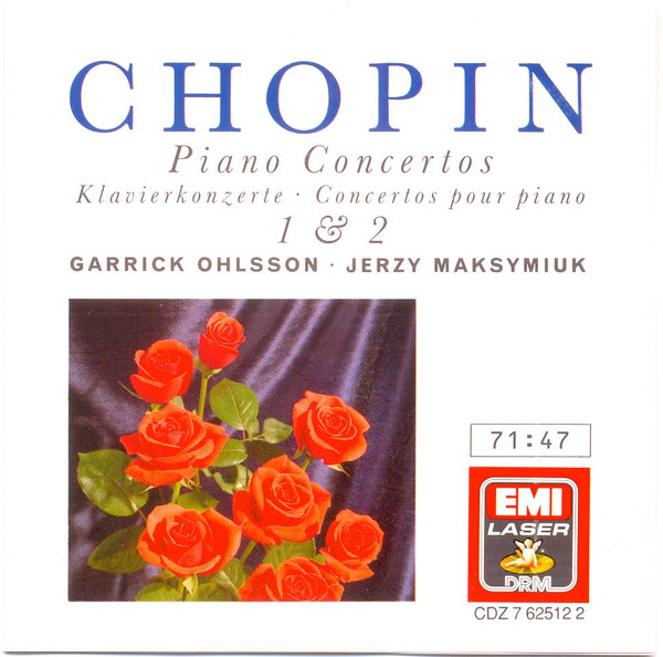 Frédéric Chopin, Garrick Ohlsson, Jerzy Maksymiuk - Piano Concertos Nos. 1 & 2 (CD, Album, RE) (Near Mint (NM or M-))