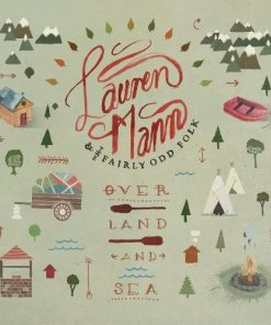 Lauren Mann And The Fairly Odd Folk - Over Land And Sea (CD, Album) (Near Mint (NM or M-))