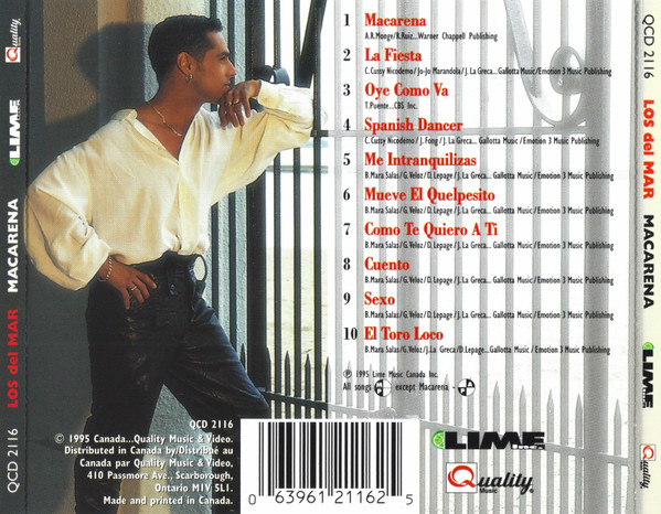 Los Del Mar Featuring Wil Veloz - Macarena (CD, Album) (Near Mint (NM or M-)) - Image 2
