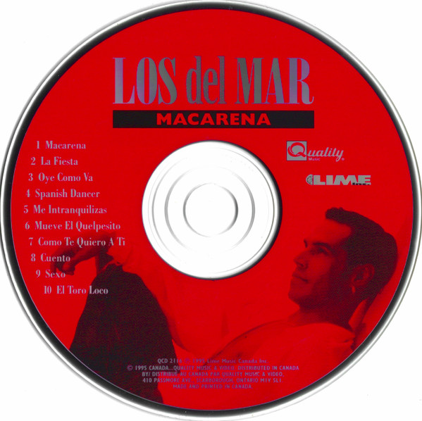 Los Del Mar Featuring Wil Veloz - Macarena (CD, Album) (Near Mint (NM or M-)) - Image 3