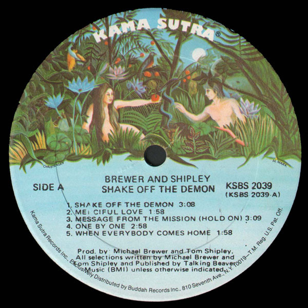 Brewer And Shipley - Shake Off The Demon (LP, Album, RE, Son) (Mint (M)) - Image 5