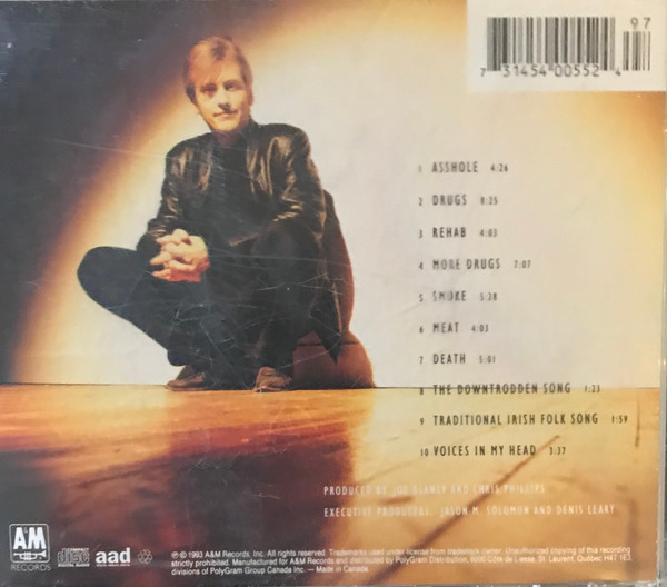 Denis Leary - No Cure For Cancer (CD, Album) (Near Mint (NM or M-)) - Image 2