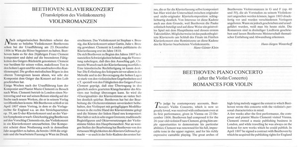 Ludwig van Beethoven, Pinchas Zukerman, Daniel Barenboim - Piano Concerto In D Major / Violin Romances (CD, Comp, RM) (Near Mint (NM or M-)) - Image 4