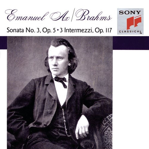Emanuel Ax / Johannes Brahms - Piano Sonata No. 3, Op. 5 • 3 Intermezzi, Op. 117 (CD, RP) (Near Mint (NM or M-))
