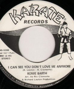 Alternative view of Ronie Barth - Dancing In The Bullring / I Can See You Don't Love Me Anymore (7") (Very Good (VG))