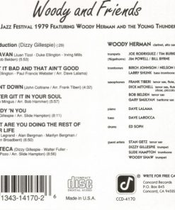 Alternative view of Woody Herman & The Young Thundering Herd, Stan Getz, Dizzy Gillespie, Slide Hampton, Woody Shaw - Woody And Friends (CD) (Near Mint (NM or M-))