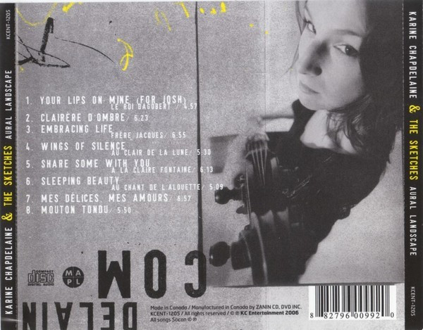 Karine Chapdelaine & The Sketches (3) - Aural Landscape (CD, Album) (Near Mint (NM or M-)) - Image 3