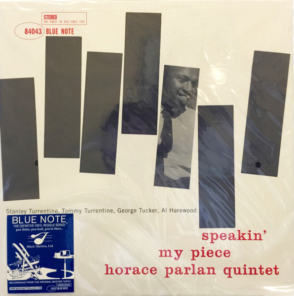 Horace Parlan Quintet - Speakin' My Piece (LP, Album, Ltd, RE, RM, 180) (Mint (M)) - Image 2