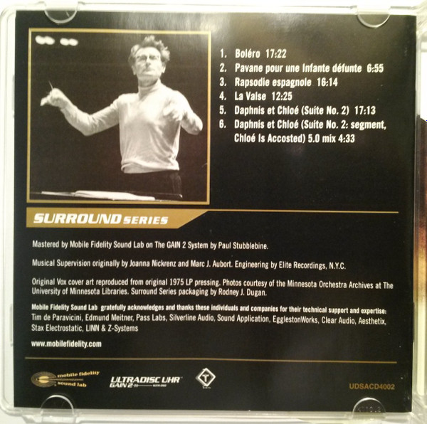 Maurice Ravel / Stanislaw Skrowaczewski / Minnesota Orchestra - Boléro / La Valse (SACD, Hybrid, Multichannel, RE, RM) (Near Mint (NM or M-)) - Image 5