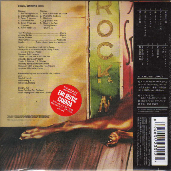 David Bowie - Diamond Dogs (CD, Album, RE, RM) (Near Mint (NM or M-)) - Image 2