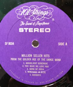 101 Strings - Million Seller Hits From The Golden Age Of The Bands (LP) (Mint (M)) - Image 3