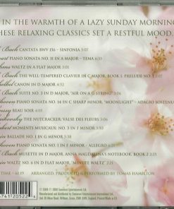 Alternative view of Johann Sebastian Bach, Wolfgang Amadeus Mozart, Johann Pachelbel, Frédéric Chopin, Ludwig van Beethoven, Johannes Brahms, Tomas Hamilton - Sunday Morning Classics (CD, Album) (Near Mint (NM or M-))