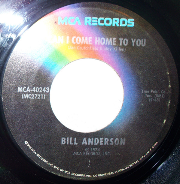 Bill Anderson (2) - I'm Happily Married (And Planning On Staying That Way) (7", Pin) (Very Good Plus (VG+)) - Image 2