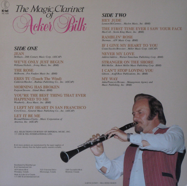 Acker Bilk - The Magic Clarinet Of Acker Bilk (LP, Album, Comp) (Mint (M)) - Image 2