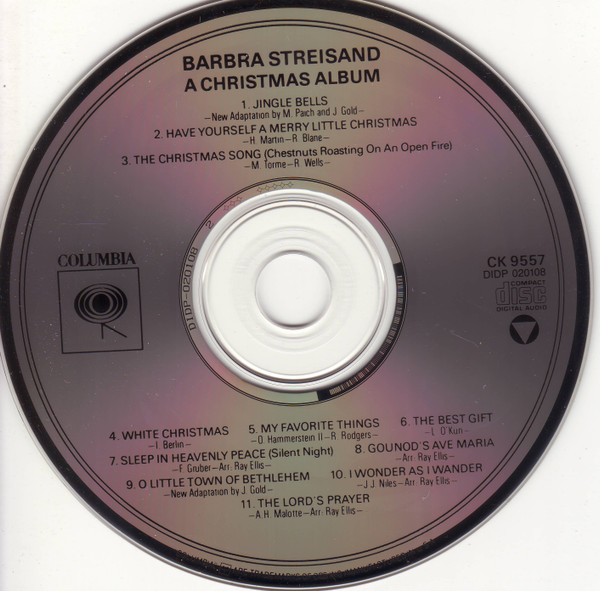 Barbra Streisand - A Christmas Album (CD, Album, RE) (Mint (M)) - Image 2