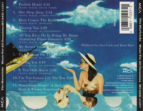 The Mavericks - Music For All Occasions (CD, Album) (Near Mint (NM or M-)) - Image 4