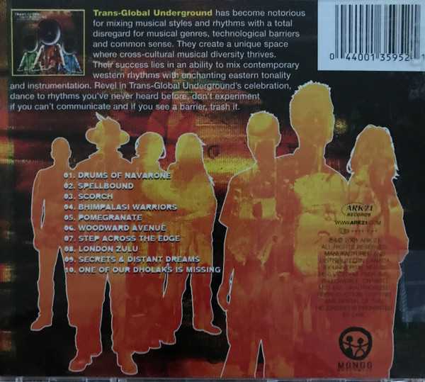 Transglobal Underground - Yes Boss Food Corner (CD, Album) (Near Mint (NM or M-)) - Image 2