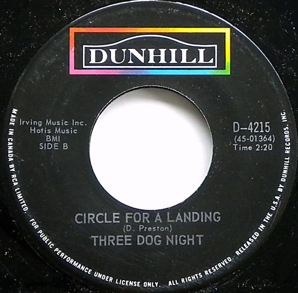 Three Dog Night - Eli's Coming (7", Single) (Near Mint (NM or M-)) - Image 2